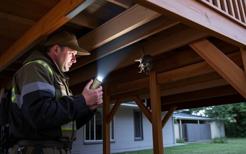 Under Deck Possum Removal in Moorabbin